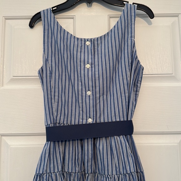 Ralph Lauren girls blue stripe dress NWT 16 - Picture 4 of 4